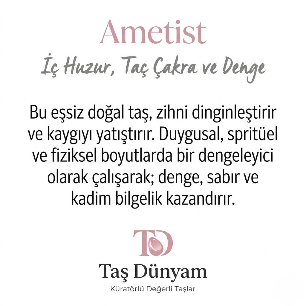Ametist: Zihinsel Arınma ve Bilgelik