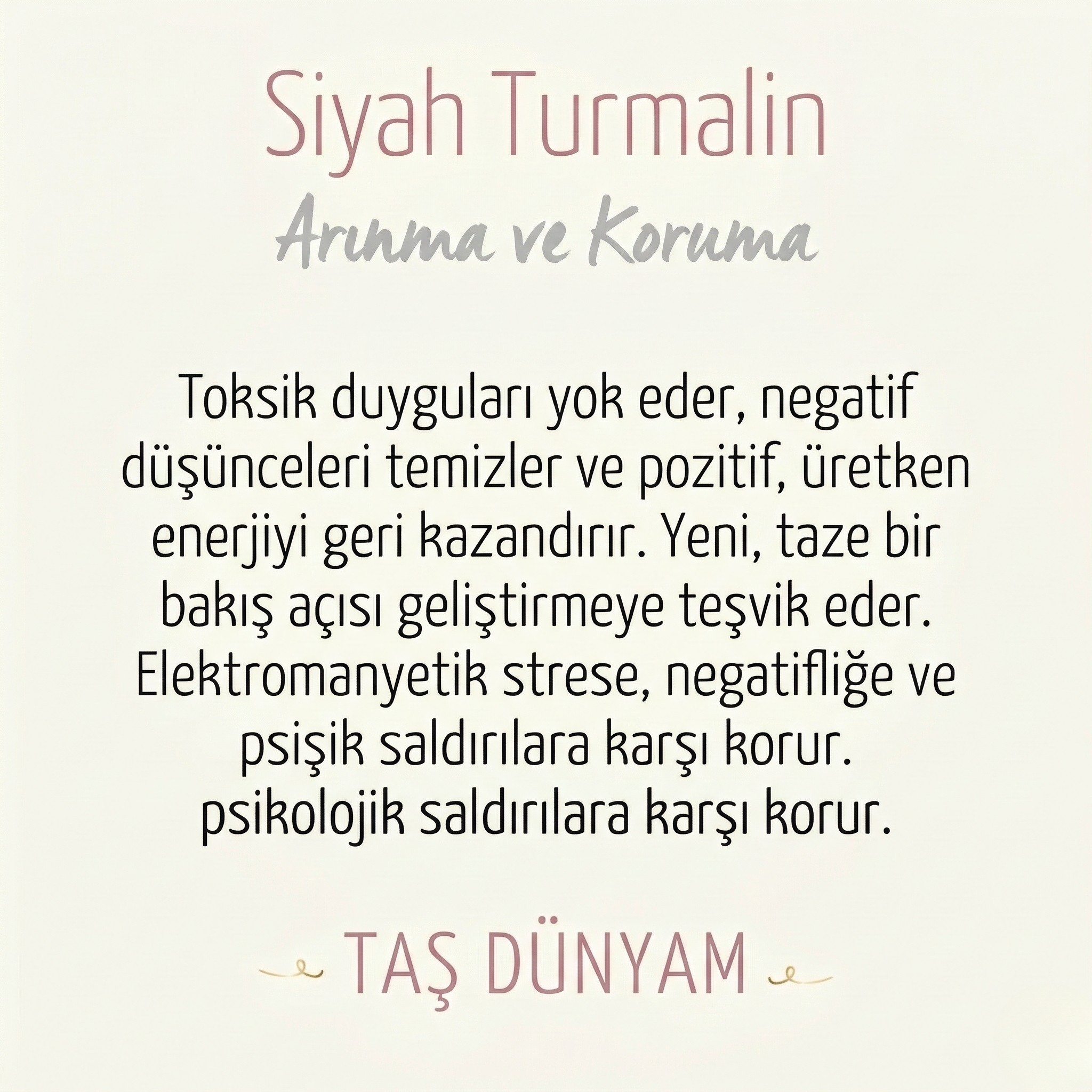 Siyah Turmalin: Muhafız